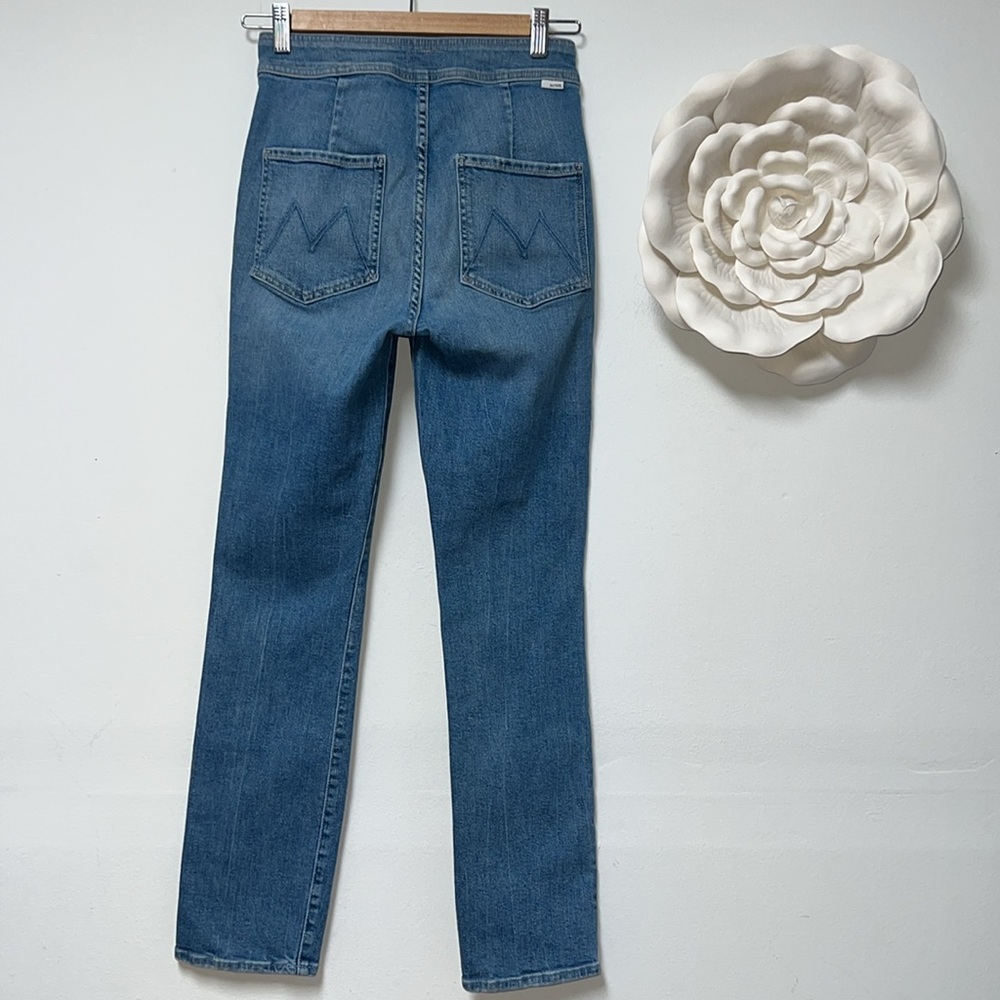 MOTHER Blue Skinny Jeans - Picture 3 of 9